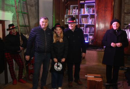 Otvoritev Razstave in pustni podcast 16 Foto Ljubo Vukelič